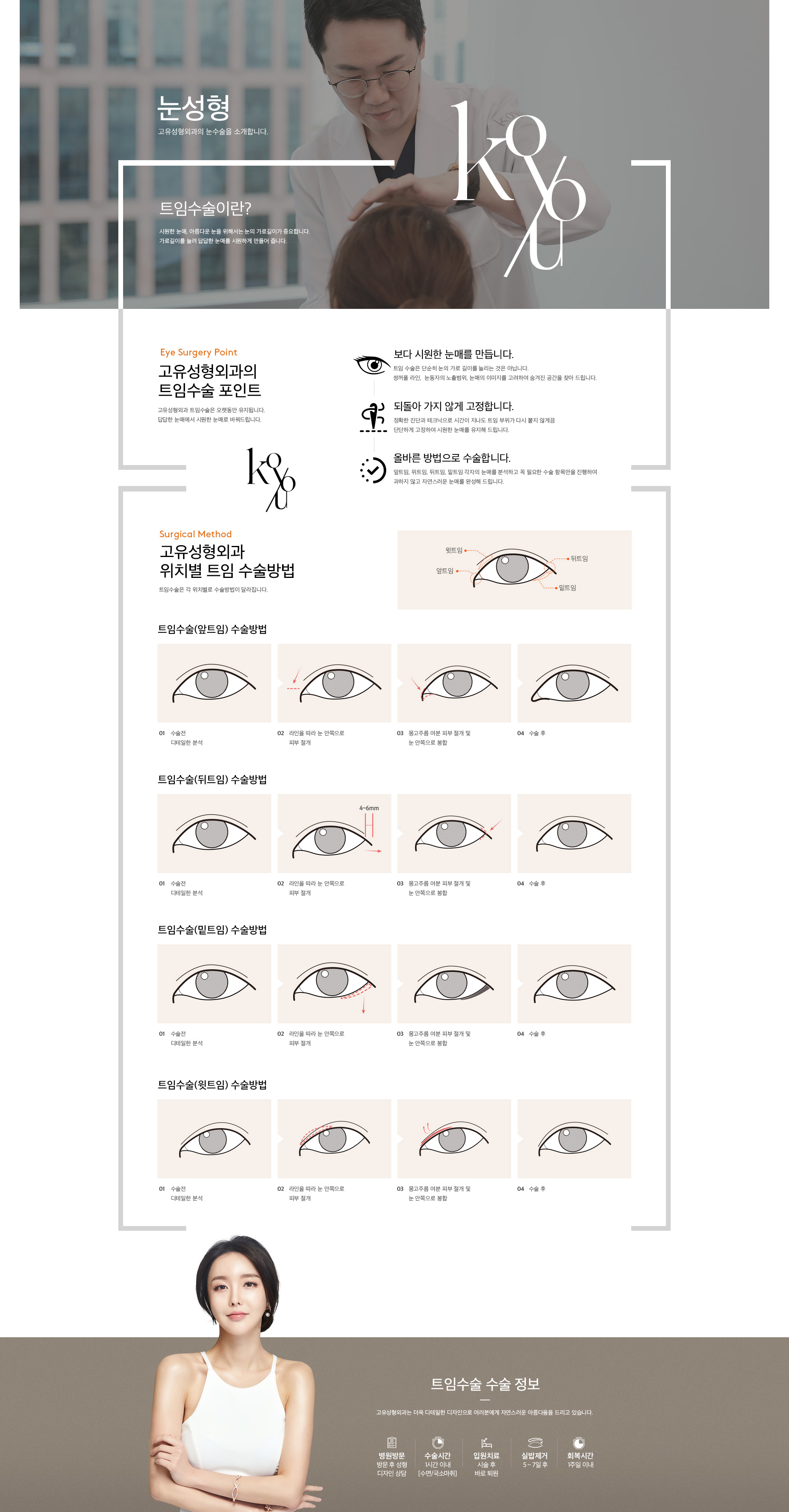 고유성형외과 쌍꺼풀 앞트임 윗트임 뒤트임